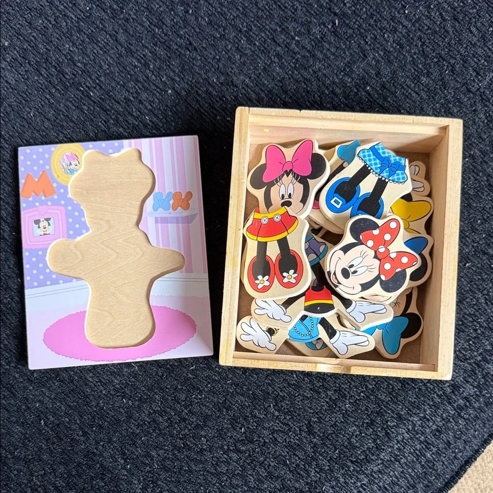 Disney's Minnie Mouse Mix & Match Dress-Up Wooden Toy by Melissa & Doug